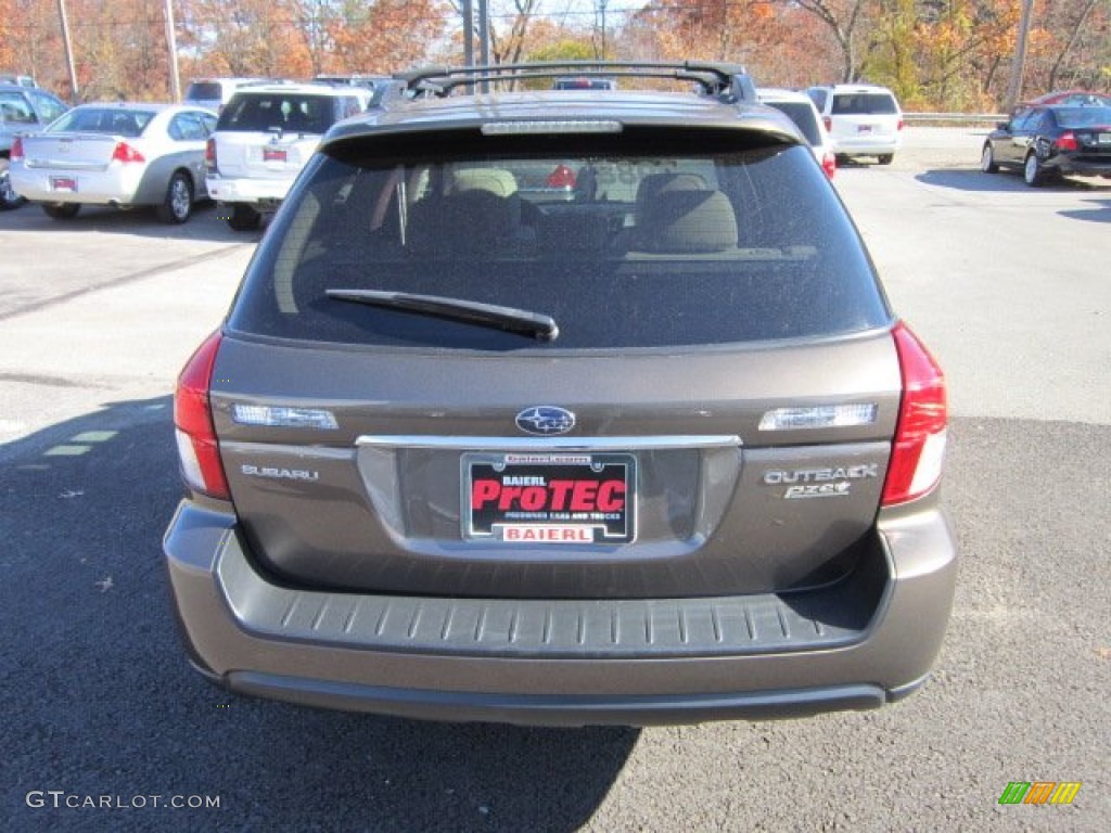 2009 Outback 2.5i Limited Wagon - Deep Bronze Metallic / Warm Ivory photo #6