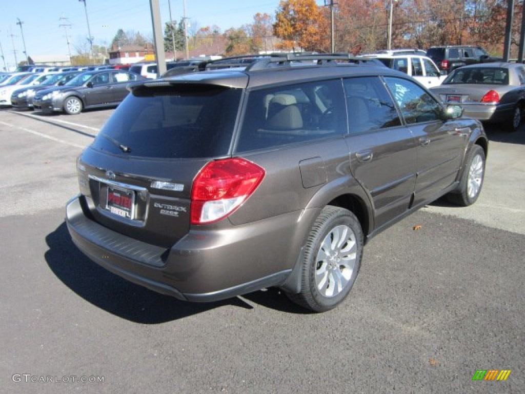 2009 Outback 2.5i Limited Wagon - Deep Bronze Metallic / Warm Ivory photo #7