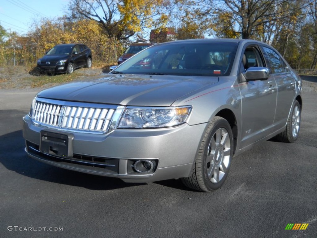 2009 MKZ AWD Sedan - Vapor Silver Metallic / Dark Charcoal photo #1