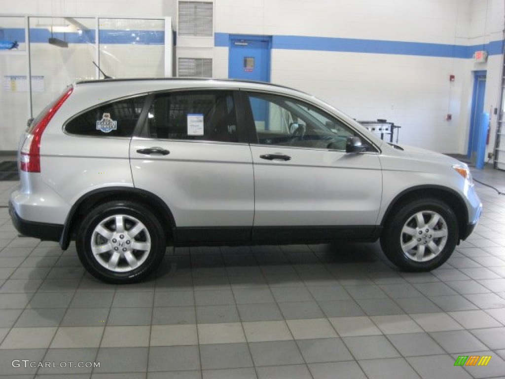 2009 CR-V EX 4WD - Alabaster Silver Metallic / Black photo #3