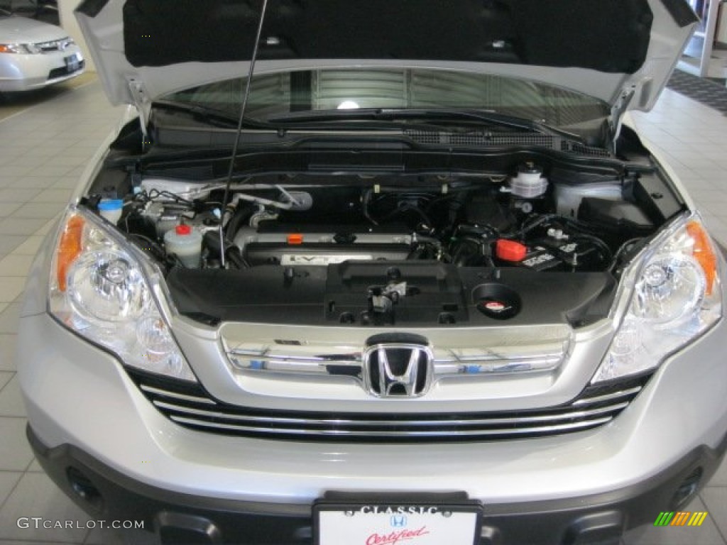 2009 CR-V EX 4WD - Alabaster Silver Metallic / Black photo #6