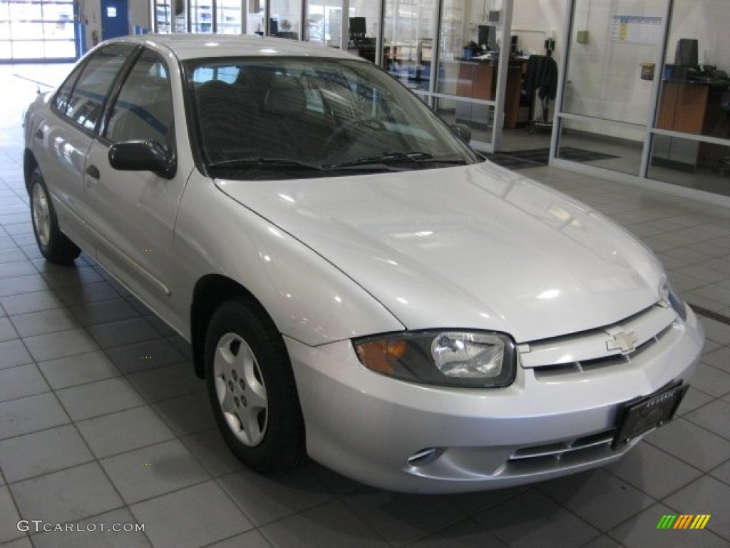 2003 Cavalier Sedan - Ultra Silver Metallic / Graphite Gray photo #2