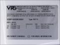 2011 VPG MV-1 DX Info Tag