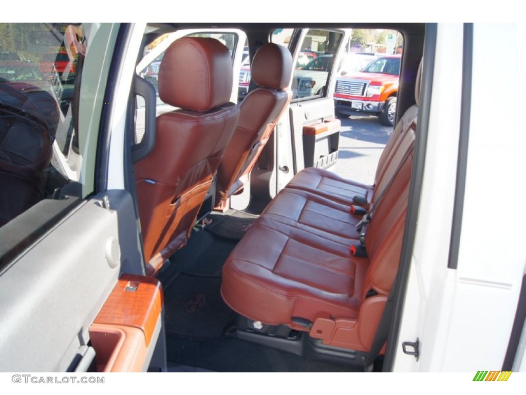 Chaparral Leather Interior 2012 Ford F350 Super Duty King Ranch Crew Cab 4x4 Dually Photo #56177894