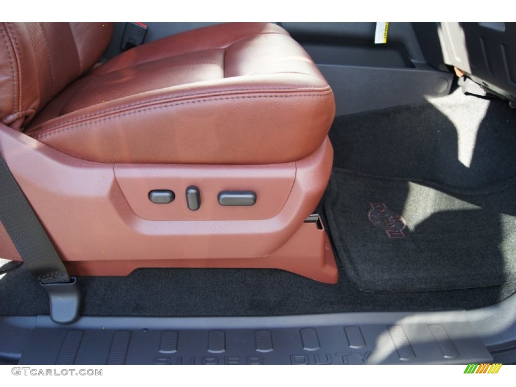 Chaparral Leather Interior 2012 Ford F350 Super Duty King Ranch Crew Cab 4x4 Photo #56178567