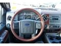 Chaparral Leather 2012 Ford F350 Super Duty King Ranch Crew Cab 4x4 Steering Wheel