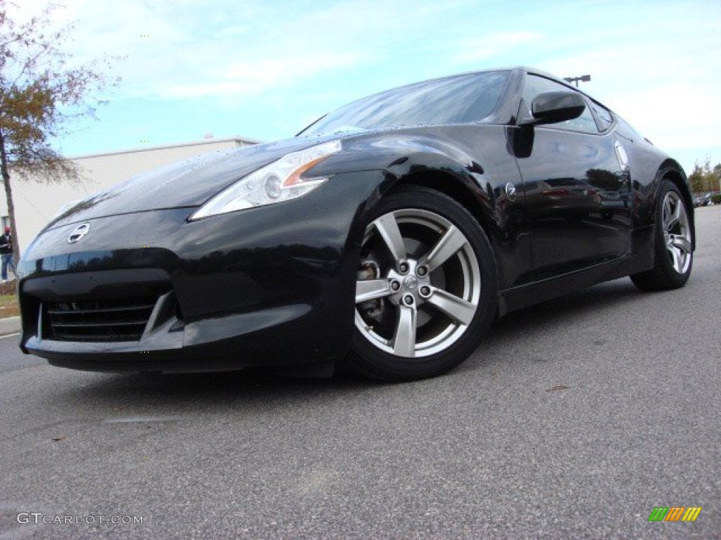 2009 370Z Coupe - Magnetic Black / Black Cloth photo #1