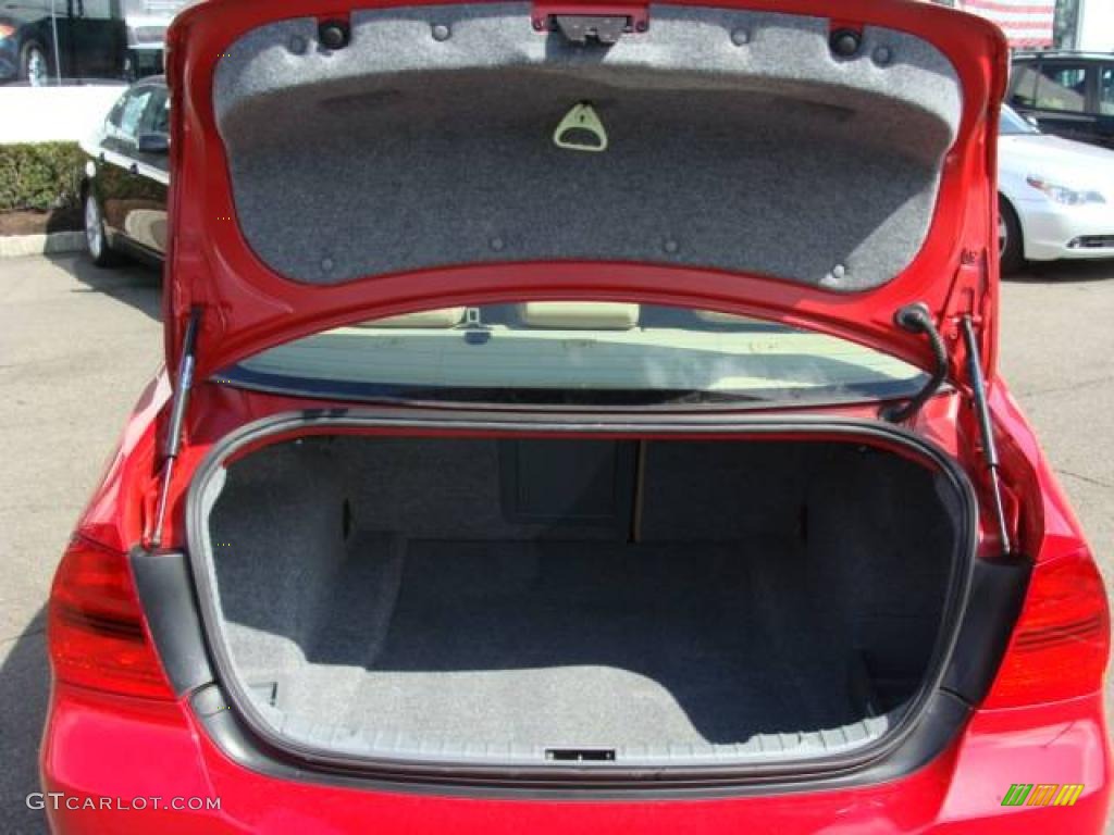 2007 3 Series 328xi Sedan - Crimson Red / Beige photo #18