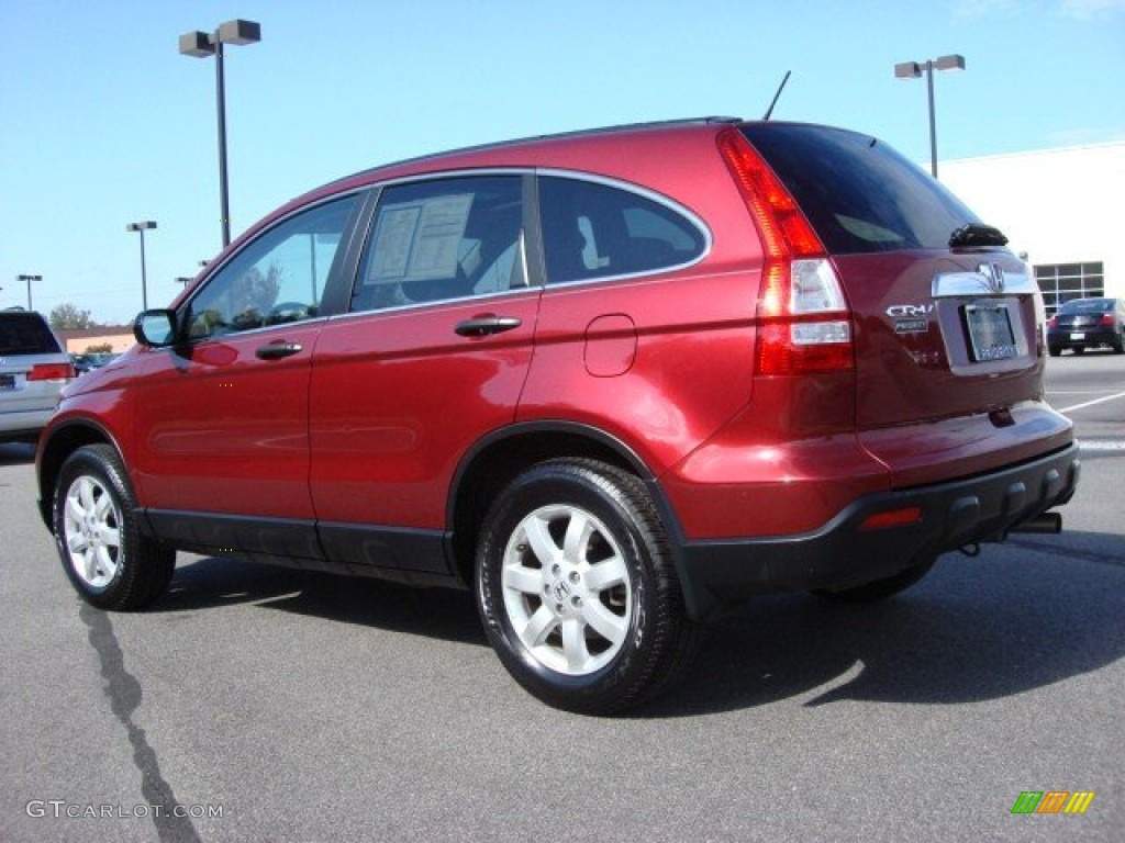 2008 CR-V EX - Tango Red Pearl / Gray photo #4