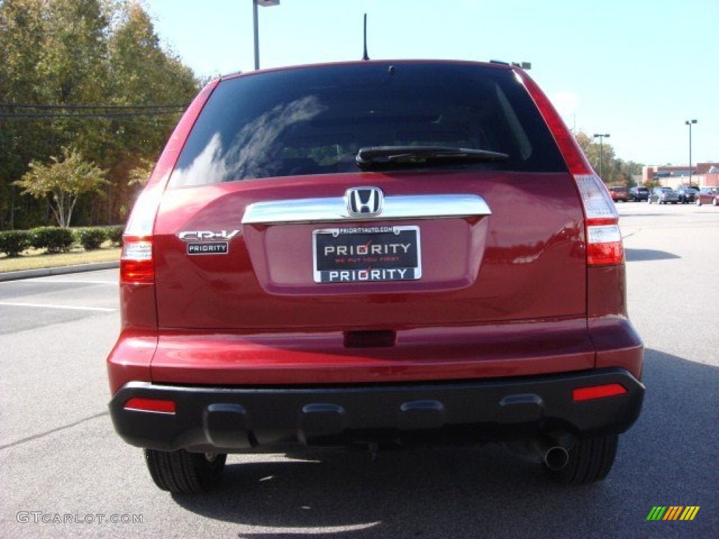 2008 CR-V EX - Tango Red Pearl / Gray photo #5