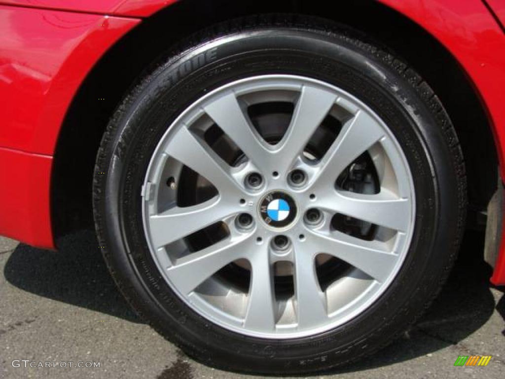 2007 3 Series 328xi Sedan - Crimson Red / Beige photo #23