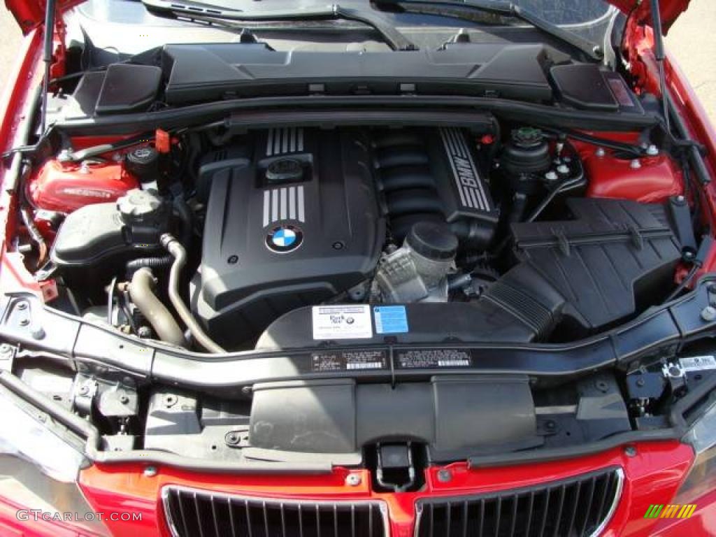2007 3 Series 328xi Sedan - Crimson Red / Beige photo #25