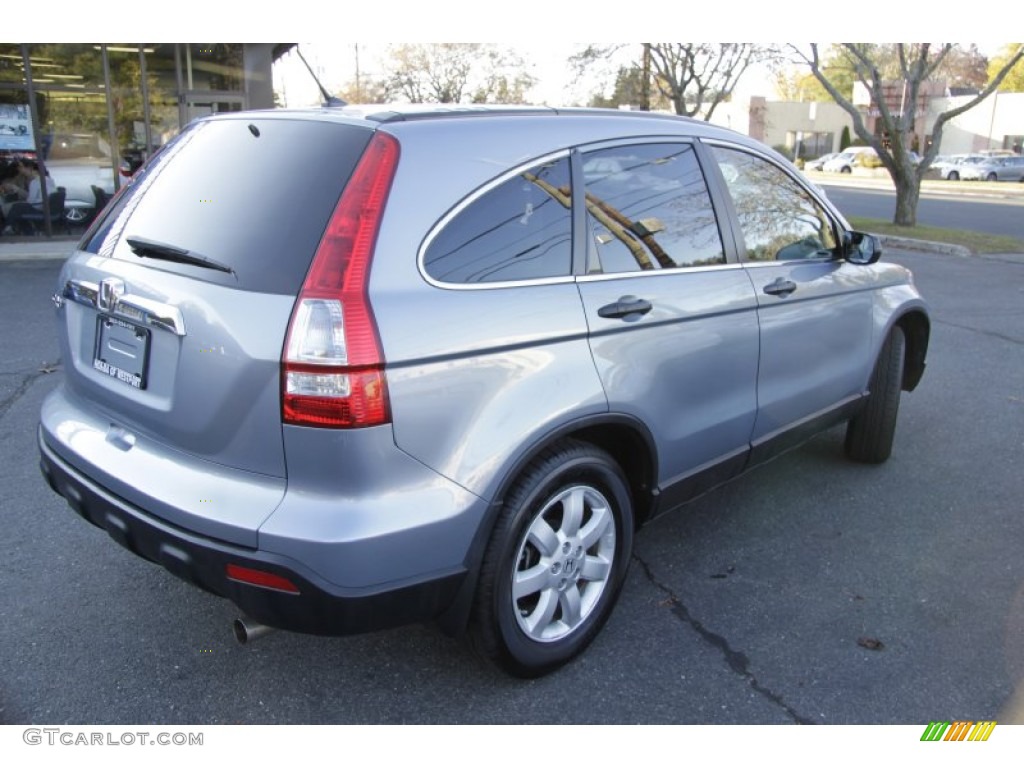 2008 CR-V EX - Glacier Blue Metallic / Gray photo #6