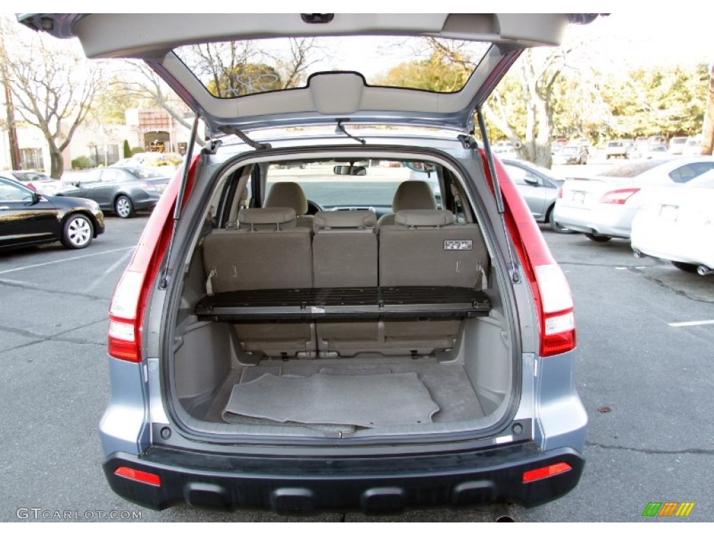 2008 CR-V EX - Glacier Blue Metallic / Gray photo #8
