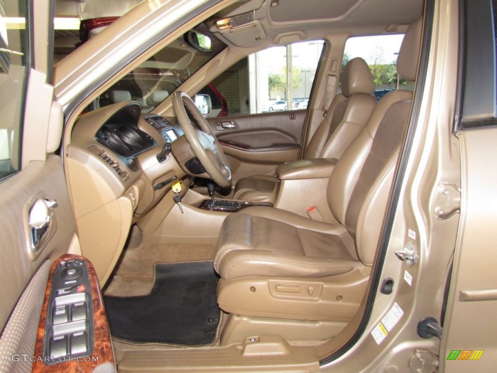 Saddle Interior 2002 Acura MDX Standard MDX Model Photo #56182697
