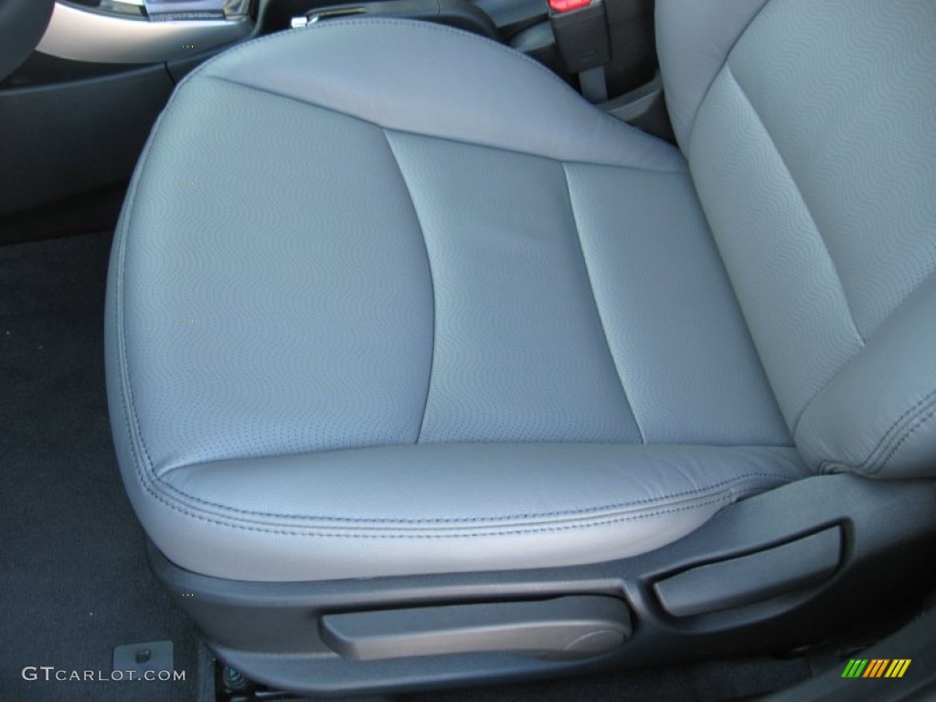 2012 Elantra Limited - Harbor Gray Metallic / Gray photo #14