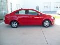 Victory Red 2012 Chevrolet Sonic LT Sedan Exterior