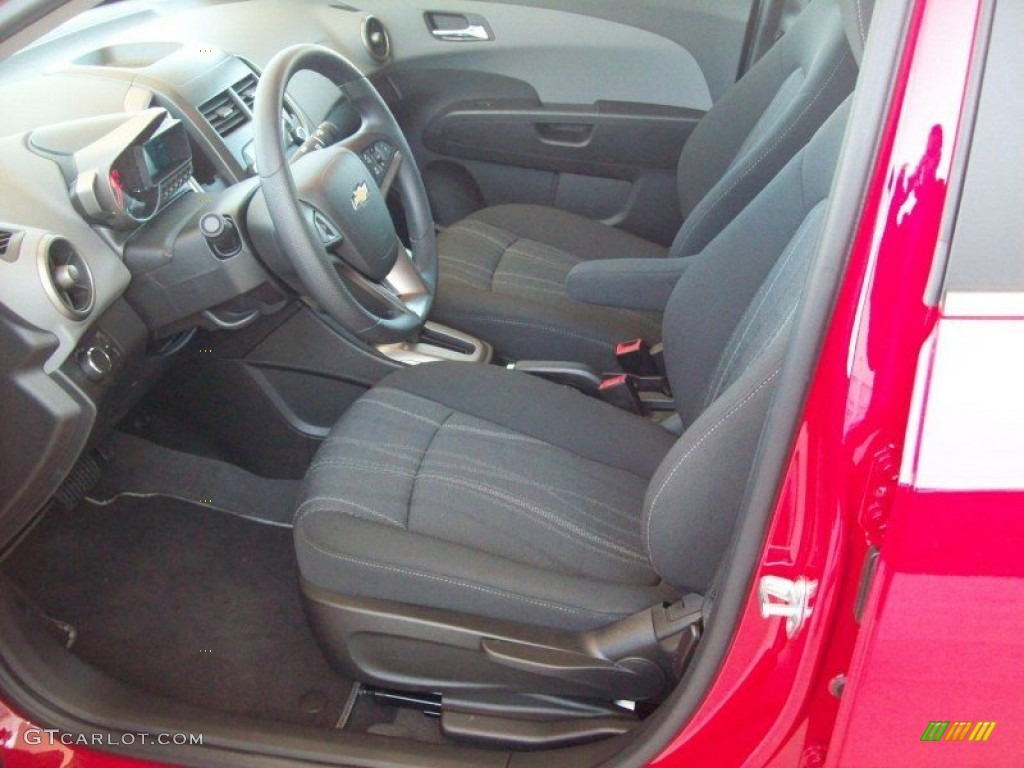 Jet Black/Dark Titanium Interior 2012 Chevrolet Sonic LT Sedan Photo #56183783