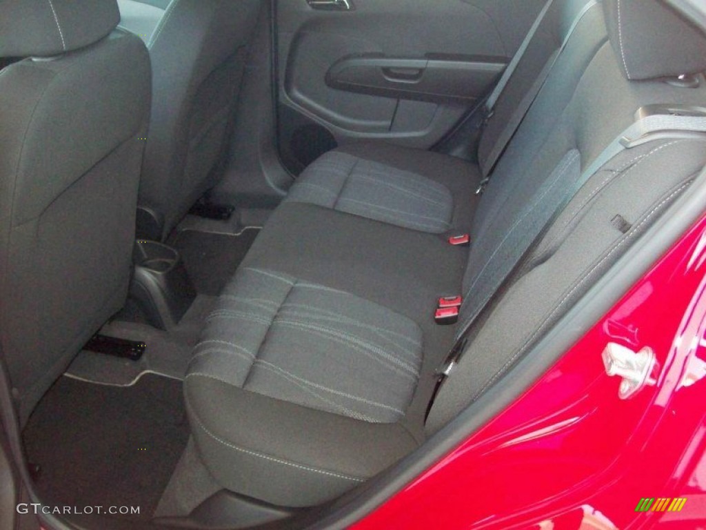 Jet Black/Dark Titanium Interior 2012 Chevrolet Sonic LT Sedan Photo #56183789