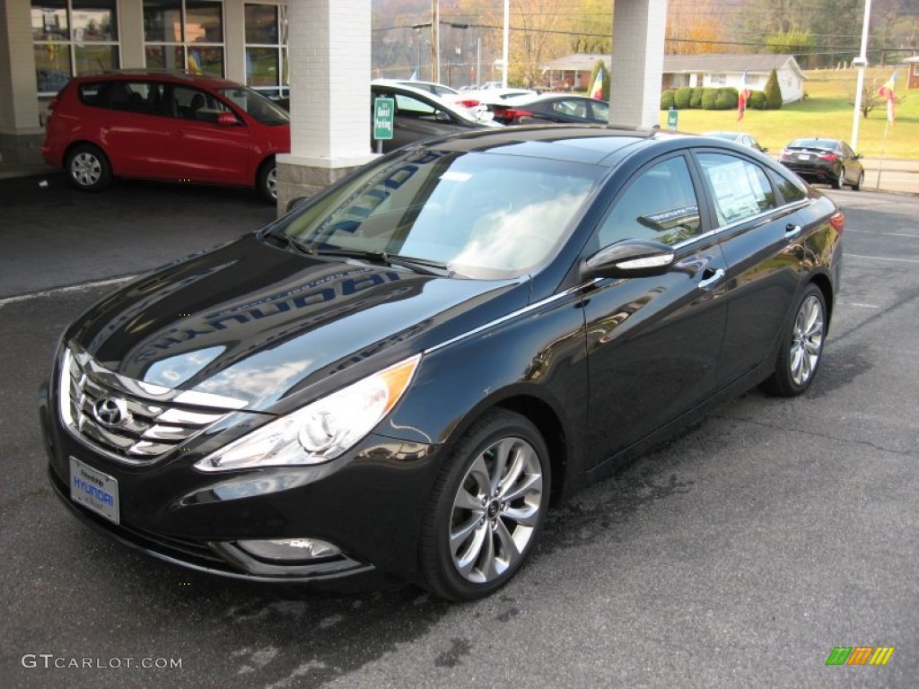 Midnight Black 2012 Hyundai Sonata Limited 2.0T Exterior Photo #56184320