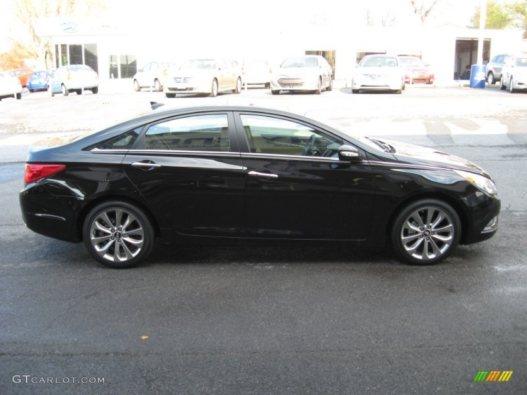 Midnight Black 2012 Hyundai Sonata Limited 2.0T Exterior Photo #56184329