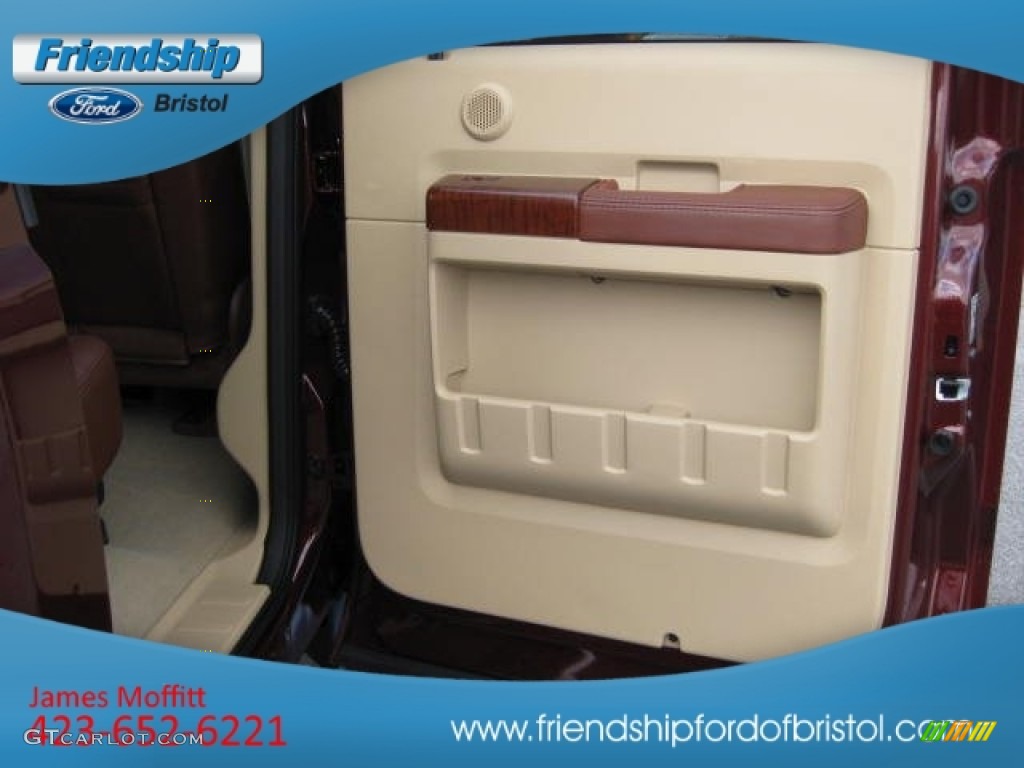 2012 F350 Super Duty King Ranch Crew Cab 4x4 - Autumn Red / Chaparral Leather photo #23