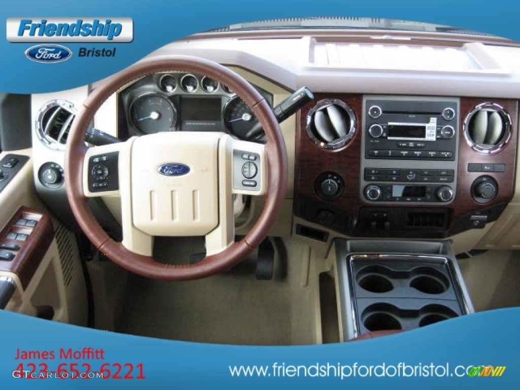 2012 F350 Super Duty King Ranch Crew Cab 4x4 - Autumn Red / Chaparral Leather photo #25