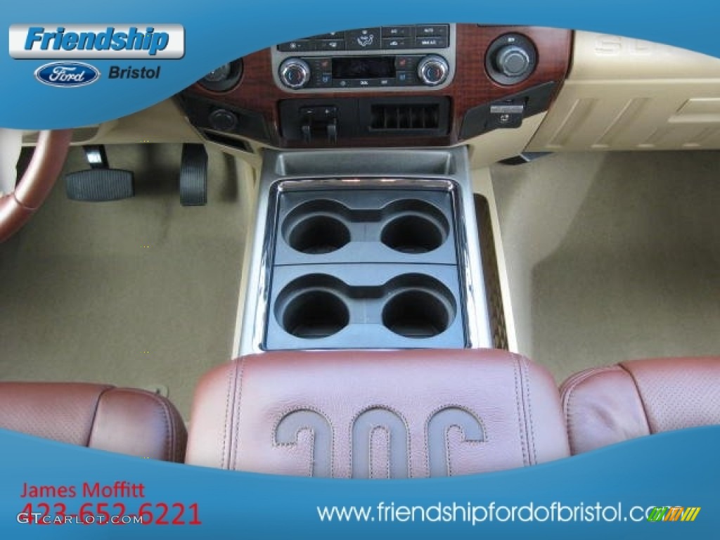 2012 F350 Super Duty King Ranch Crew Cab 4x4 - Autumn Red / Chaparral Leather photo #27