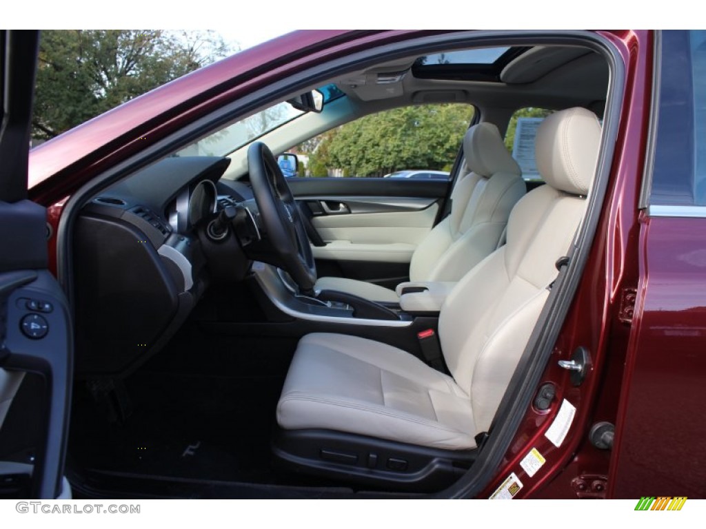 Taupe/Ebony Interior 2009 Acura TL 3.7 SH-AWD Photo #56184611