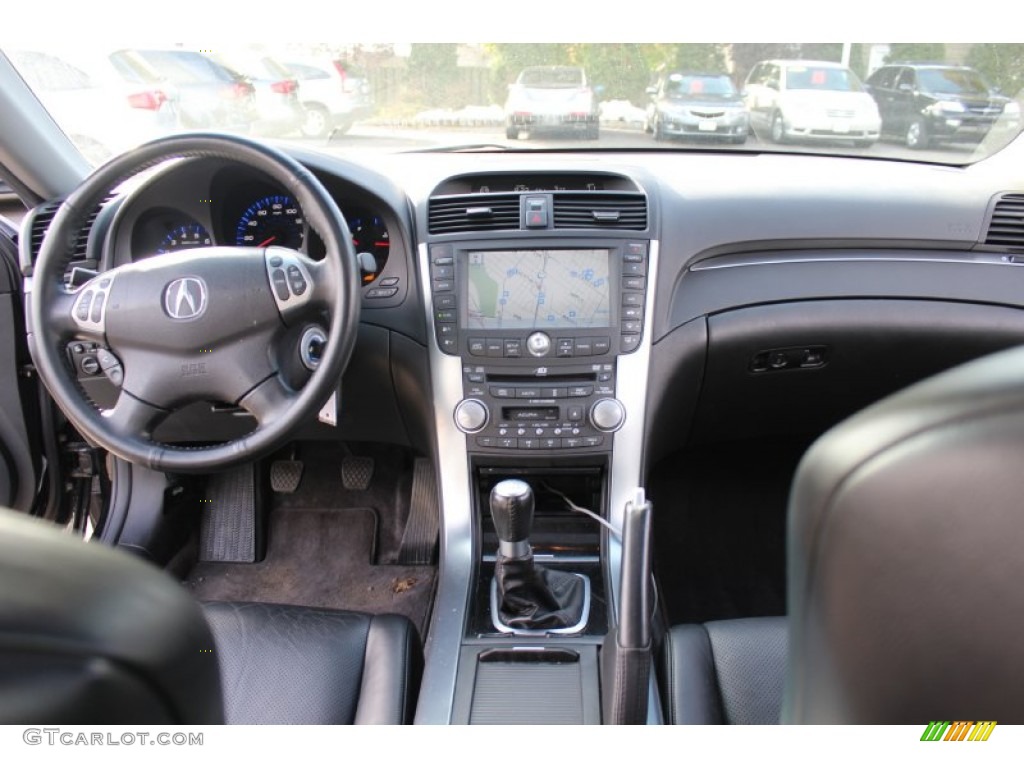 2006 Acura TL 3.2 Ebony Dashboard Photo #56184803