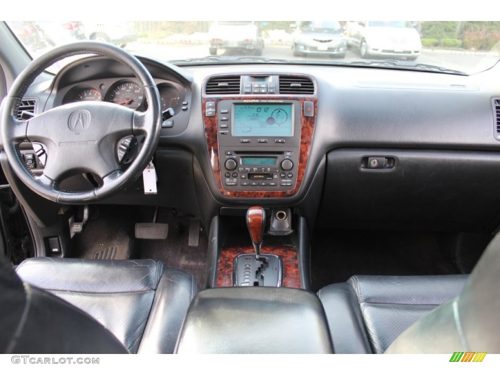 2002 Acura MDX Standard MDX Model Ebony Dashboard Photo #56184899