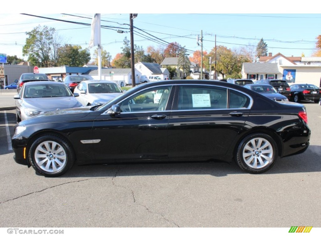 Black Sapphire Metallic 2010 BMW 7 Series 750Li xDrive Sedan Exterior Photo #56185070