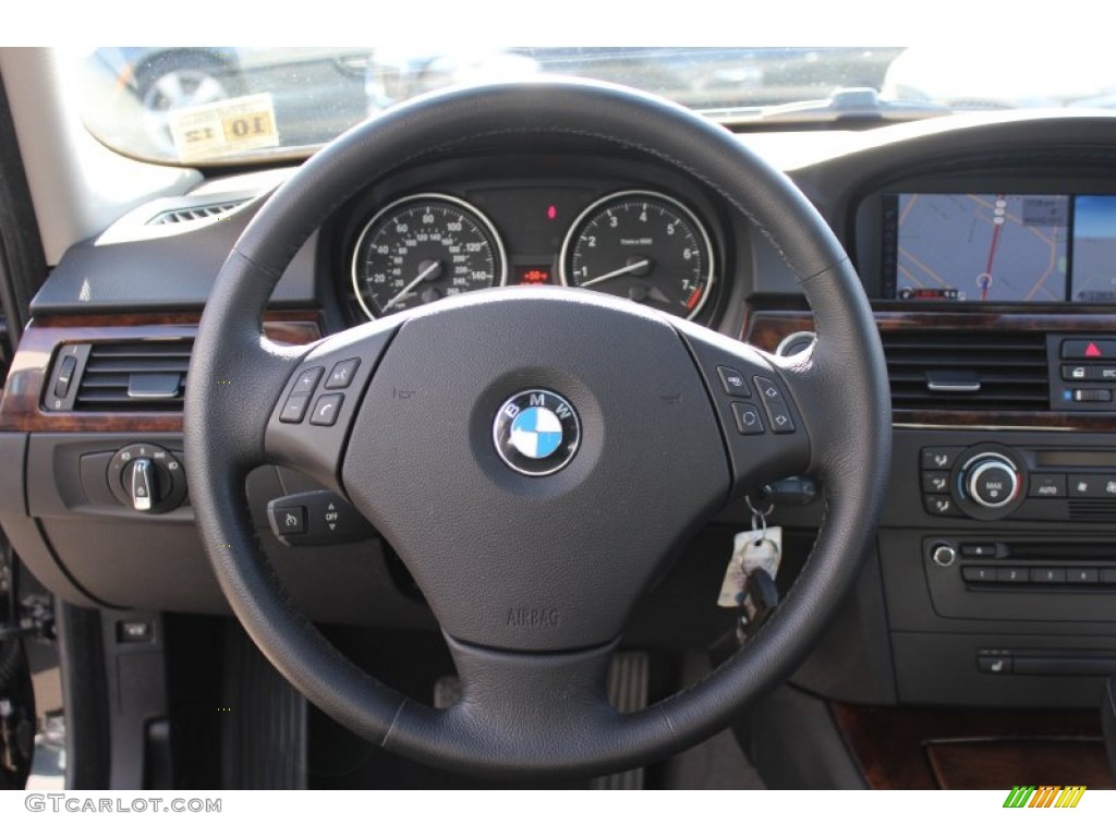 2009 3 Series 328i Sedan - Black Sapphire Metallic / Black photo #14