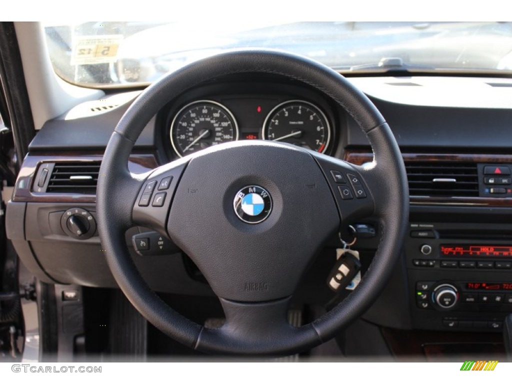 2008 3 Series 328xi Sedan - Sparkling Graphite Metallic / Black photo #14