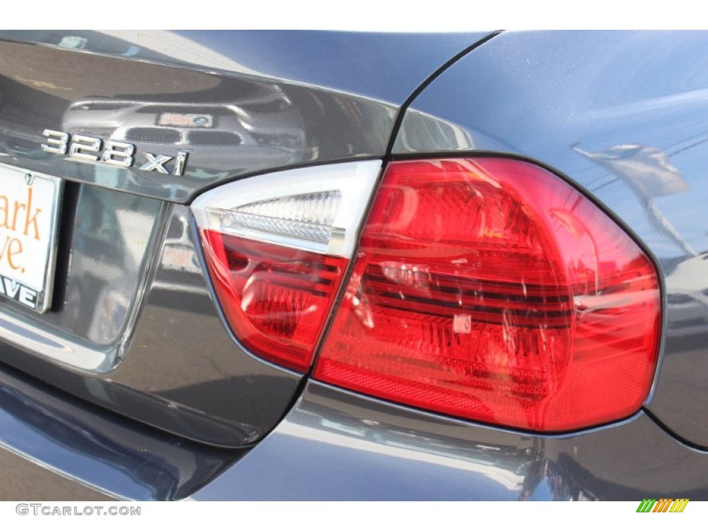 2008 3 Series 328xi Sedan - Sparkling Graphite Metallic / Black photo #22