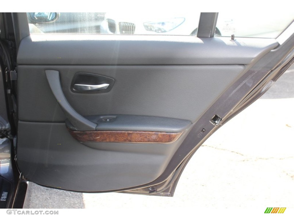 2008 3 Series 328xi Sedan - Sparkling Graphite Metallic / Black photo #23