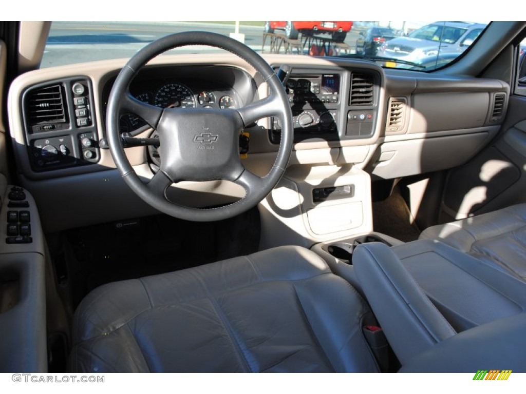 2002 Tahoe LT 4x4 - Light Pewter Metallic / Tan/Neutral photo #14