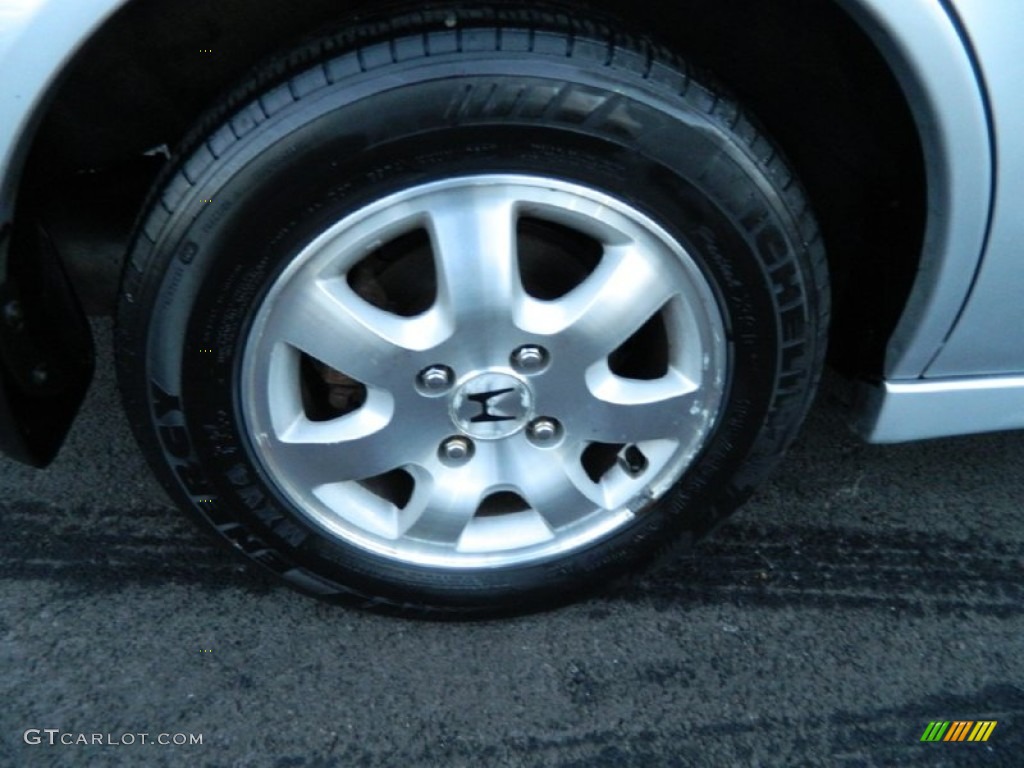 2002 Accord EX Sedan - Satin Silver Metallic / Quartz Gray photo #12