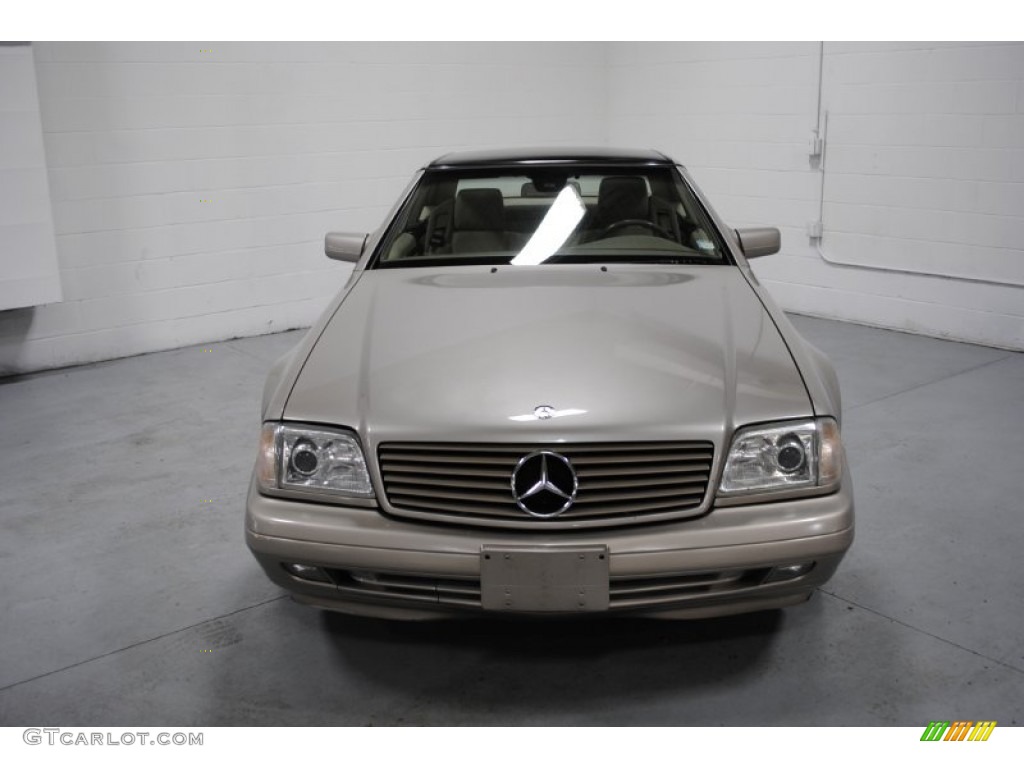 1998 SL 500 Roadster - Smoke Silver Metallic / Beige photo #2