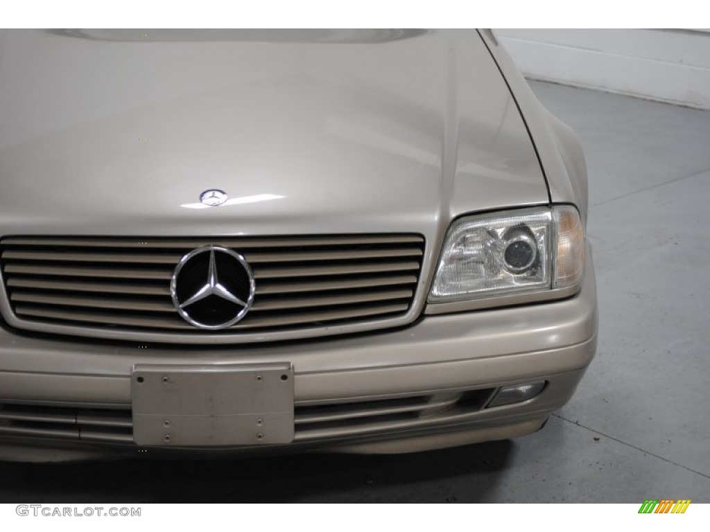 1998 SL 500 Roadster - Smoke Silver Metallic / Beige photo #4
