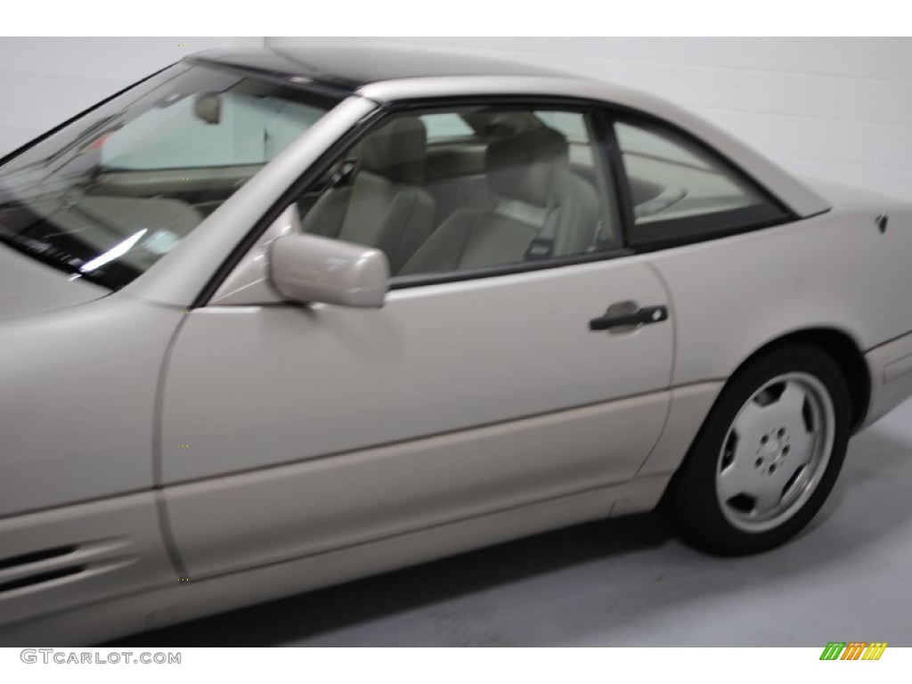 1998 SL 500 Roadster - Smoke Silver Metallic / Beige photo #7