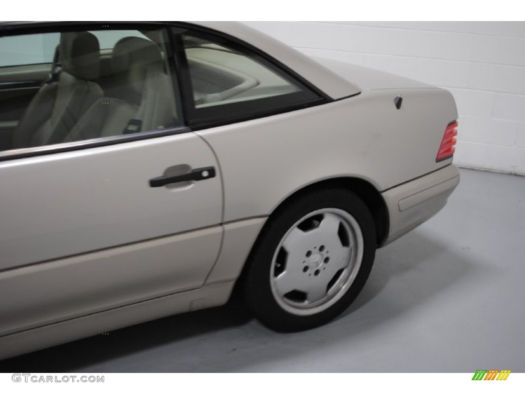1998 SL 500 Roadster - Smoke Silver Metallic / Beige photo #8