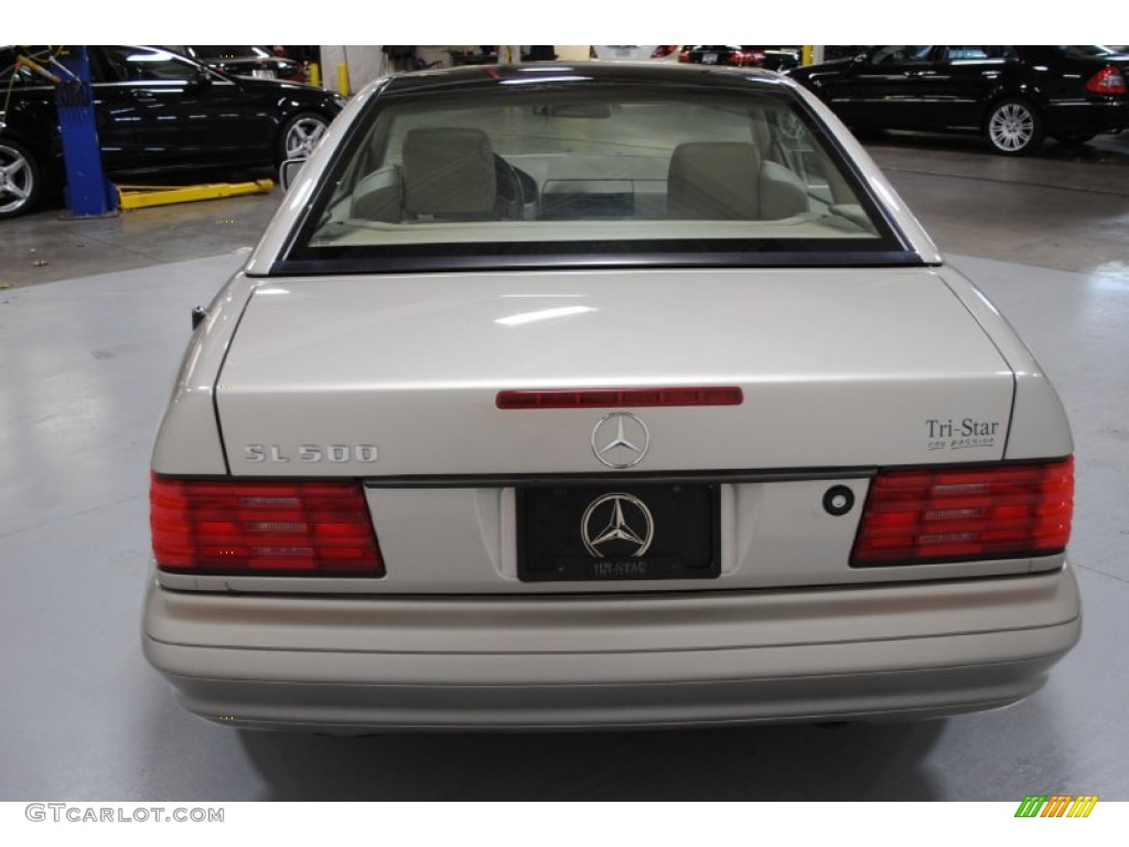 1998 SL 500 Roadster - Smoke Silver Metallic / Beige photo #10
