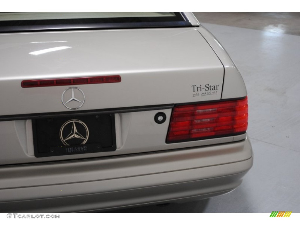 1998 SL 500 Roadster - Smoke Silver Metallic / Beige photo #12