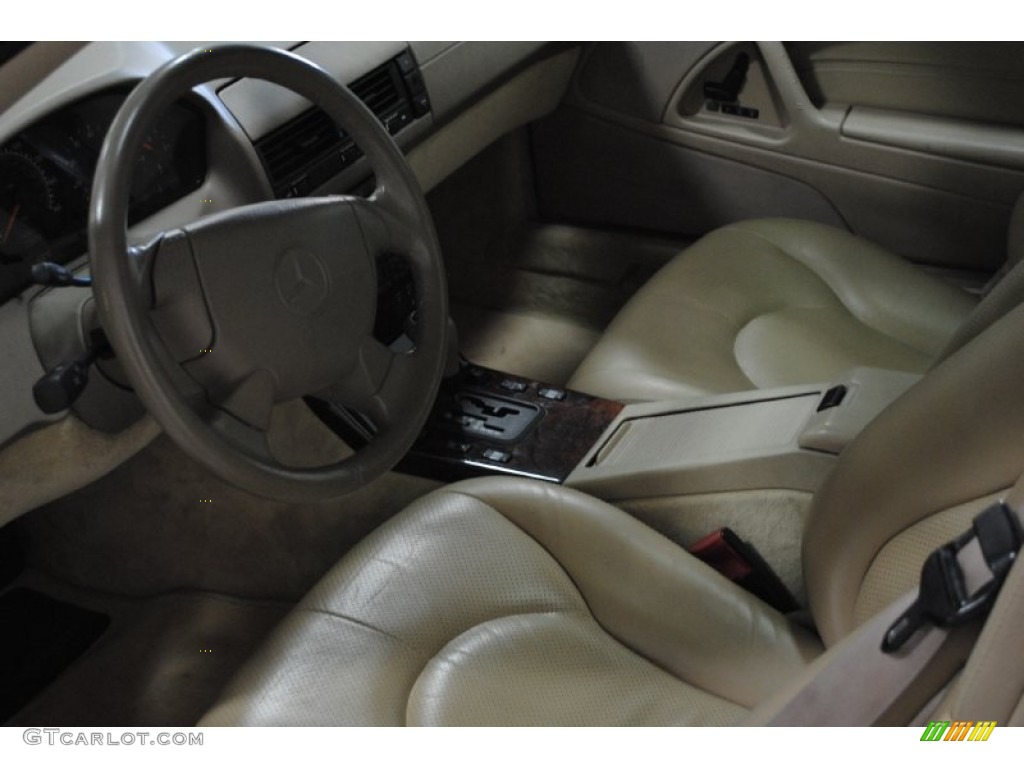 1998 SL 500 Roadster - Smoke Silver Metallic / Beige photo #21