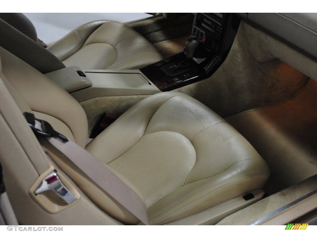1998 SL 500 Roadster - Smoke Silver Metallic / Beige photo #26