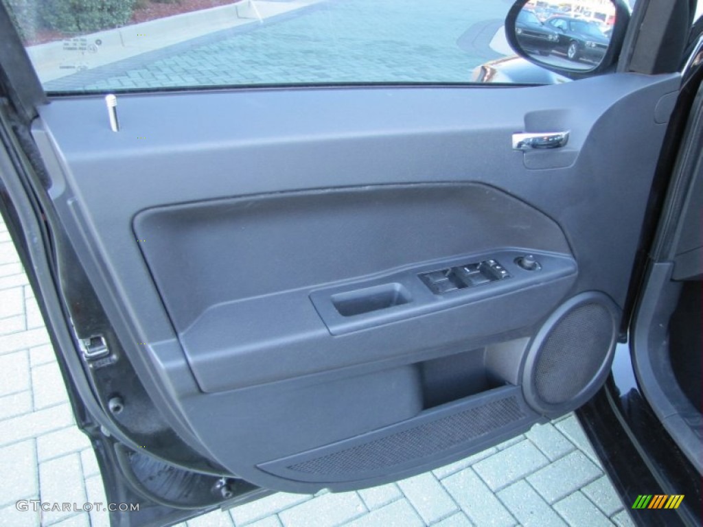 2008 Dodge Caliber R/T Dark Slate Gray Door Panel Photo #56190350