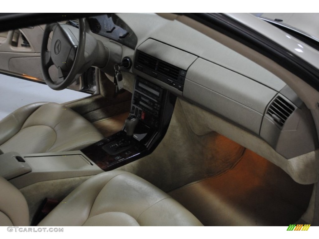 1998 SL 500 Roadster - Smoke Silver Metallic / Beige photo #27