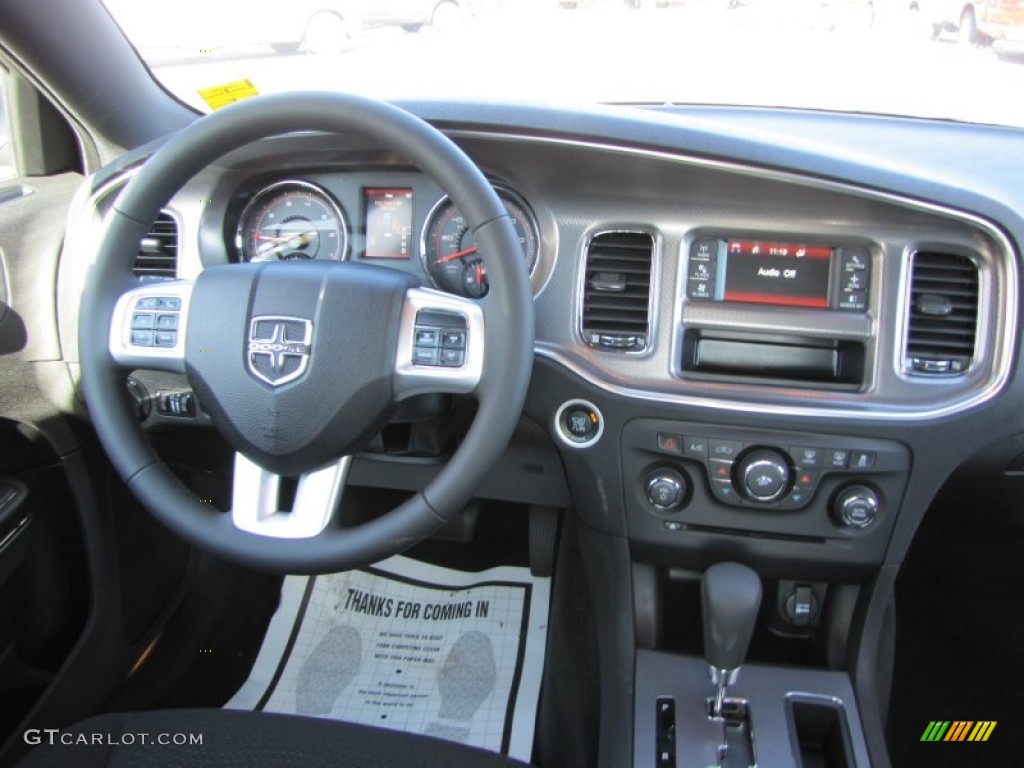 2012 Dodge Charger SE Black Dashboard Photo #56192795