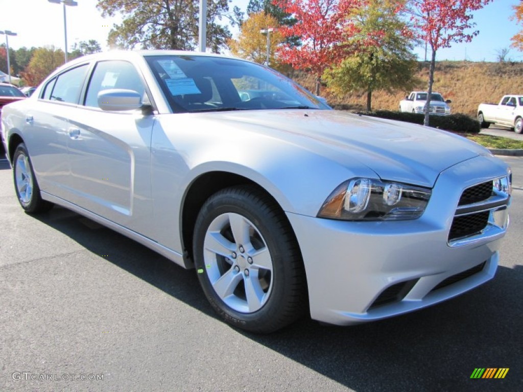 Bright Silver Metallic 2012 Dodge Charger SE Exterior Photo #56192843